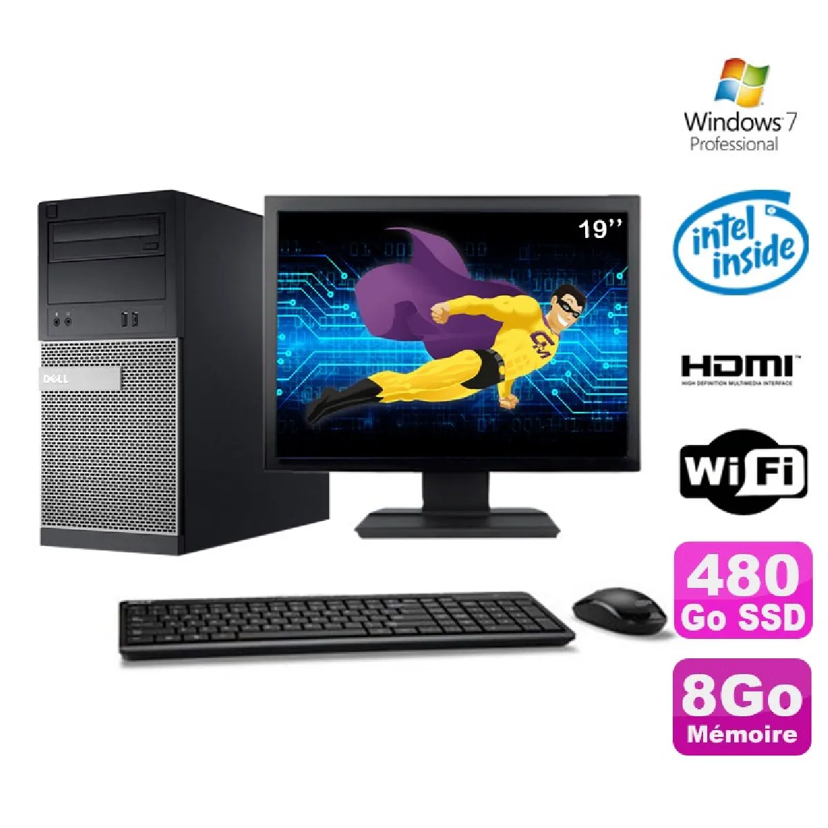 Dell Optiplex 3010 MT État correct - Dell reconditionné disponible sur Rue du Commerce Seconde Vie